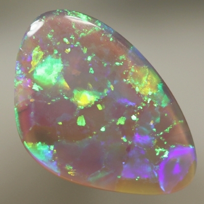 SOLID SEMI BLACK OPAL Top qualtiy. Flag Harlequin pattern, very bright. SEE VIDEO  